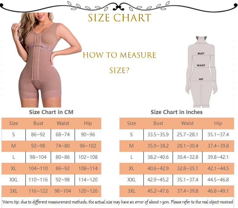Full Body Shapewear with Front Hook